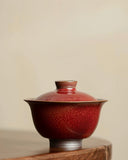 Imperial Langhong "Ice Crackle" High-End Sancai Gaiwan
