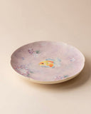 Hand-Painted Famille Rose Koi Fish Tea Tray
