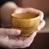 Mino Ware "Autumn Harmony" Tea/sake Cup Set of Five – A Celebration of Seasonal Beauty